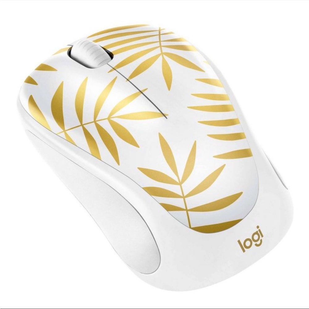 Logitech wireless mouse in Bamboo Dream